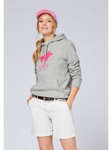 Polo Sylt Bluza w kolorze szarym rozmiar: XS. Szare bluzy Polo Sylt, xs, bez wzorów, z kapturem. Za 83,22 zł.