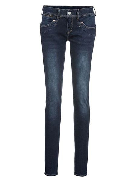 Herrlicher Dżinsy "Piper" - Slim fit - w kolorze granatowym rozmiar: W31/L30. Niebieskie jeansy Herrlicher, bez wzorów. Za 217,23 zł.