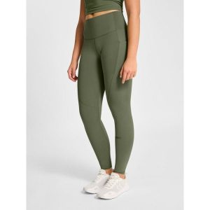 Damskie legginsy z wysokim stanem Hummel Hiit Intensity. Czarne legginsy Hummel, bez wzorów, z podwyższonym stanem. Za 294,50 zł.