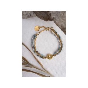 Damska bransoletka z larimarami Divine Eternity. Bransoletki marki Iluzja jewellery. Za 151,20 zł.