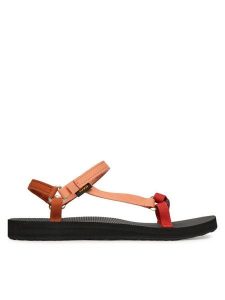 Teva Sandały Original Universal Slim 1150110 Kremowy. Białe sandały Teva, bez wzorów, z materiału, bez obcasa, na płaskiej podeszwie, bez zapięcia. Za 299,99 zł.