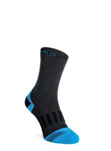 Skarpety turystyczne CMP Trekking Sock Low Microlon. Szare skarpetki CMP, bez wzorów, z materiału. Za 58,29 zł.