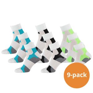 Skarpety kolarskie Xtreme Quarter, 9 par, Multi Biały. Białe skarpetki XTREME SOCKSWEAR, bez wzorów. Za 190,99 zł.
