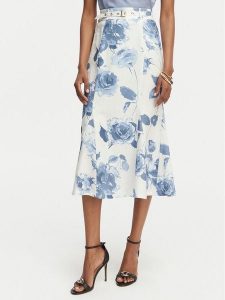 Guess Spódnica midi W6GD69 W2092 Kolorowy Regular Fit. Spódnice Guess, m, z aplikacjami, z wiskozy, midi. Za 468,99 zł.