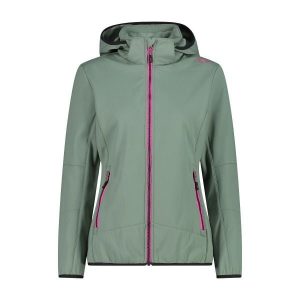 Kurtka damska turystyczna CMP 32A0456. Zielone kurtki CMP, l, bez wzorów, bez kaptura. Za 425,00 zł.