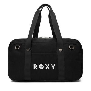 Torba weekendowa Roxy. Czarne torby podróżne i sportowe Roxy, bez wzorów. Za 149,99 zł.