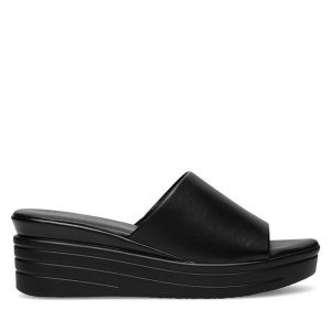 Klapki Lasocki. Czarne klapki Lasocki, bez wzorów, bez obcasa. Za 69,99 zł.