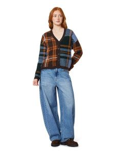 Scotch & Soda Kardigan w kolorze ciemnobrązowo-błękitnym rozmiar: S. Brązowe kardigany Scotch & Soda. Za 259,95 zł.