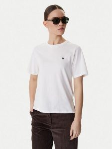 Weekend Max Mara T-Shirt Venaco 2615971031 Biały Relaxed Fit. Białe t-shirty Weekend Max Mara, s, bez wzorów, z bawełny, bez kołnierzyka, bez ramiączek. Za 288,99 zł.