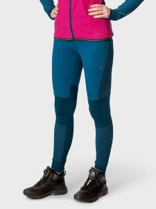 Halti Legginsy funkcyjne "Tracks" w kolorze niebieskim rozmiar: 38. Niebieskie legginsy HALTI, bez wzorów, z poliamidu. Za 252,99 zł.