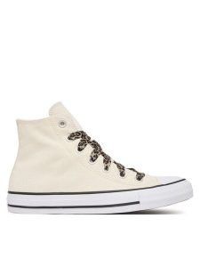 Converse Trampki Chuck Taylor All Star Leopard Laces A19179C Kremowy. Białe trampki Converse, bez wzorów, z materiału, bez zapięcia. Za 419,99 zł.