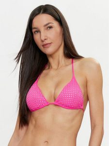 Guess Góra od bikini E4GJ07 KC5Z0 Fioletowy. Fioletowe bikini Guess, z aplikacjami, z syntetyku. Za 229,99 zł.