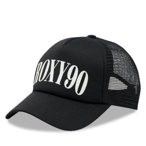 Czapka z daszkiem Roxy. Czarne czapki Roxy, bez wzorów. Za 99,99 zł.