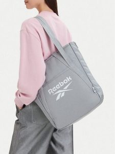 Reebok Torebka CWBEO-RBK-B-006-10 Szary jasny. Szare shopper bag Reebok, bez wzorów, z materiału, bez dodatków. Za 129,99 zł.