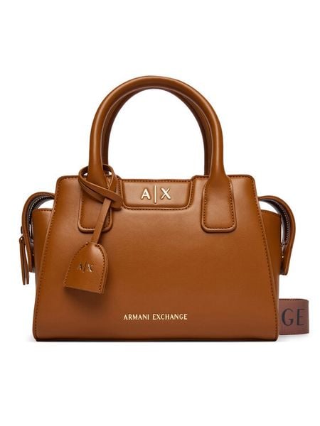 Armani Exchange Torebka XW002159 AF19892 U6123 Brązowy. Brązowe torebki klasyczne Armani Exchange, bez wzorów, ze skóry, bez dodatków. Za 629,99 zł.