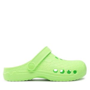 Klapki Dry Walker. Zielone klapki Dry Walker, bez wzorów, bez obcasa. Za 49,99 zł.