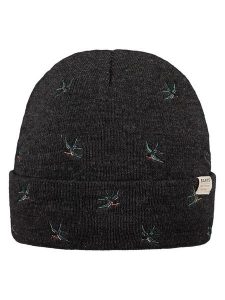Barts Czapka "Vinson" w kolorze antracytowym rozmiar: onesize. Czarne czapki Barts, z aplikacjami, ze splotem. Za 74,11 zł.