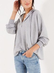 LA Angels Bluza w kolorze szarym rozmiar: S. Szare bluzy LA Angels, s, bez wzorów, z koronki, bez kaptura. Za 78,99 zł.