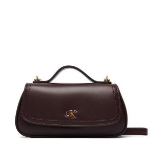 Torebka Calvin Klein. Czerwone torebki klasyczne Calvin Klein, bez wzorów, bez dodatków. Za 409,99 zł.