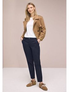 Street One Spodnie chino w kolorze granatowym rozmiar: W42/L28. Niebieskie chinosy Street One, bez wzorów. Za 184,89 zł.