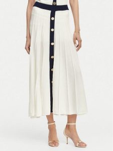 Artigli Spódnica plisowana ACGO004493 Biały Regular Fit. Białe spódnice Artigli, l, bez wzorów, z wiskozy. Za 419,99 zł.