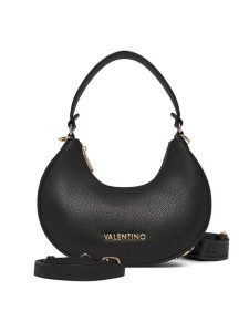 Valentino Torebka Shelby VBS90A07GRA Czarny. Czarne torebki klasyczne Valentino, bez wzorów, ze skóry, bez dodatków. Za 499,99 zł.