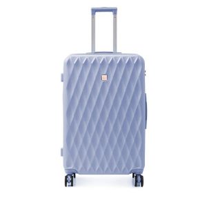 Walizka duża Semi Line. Fioletowe walizki Semi-line, bez wzorów, duże. Za 219,99 zł.