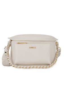 MEXX Torebka MEXX-S-005-07 Beżowy. Brązowe listonoszki Mexx, bez wzorów, z tworzywa sztucznego, bez dodatków. Za 169,99 zł.