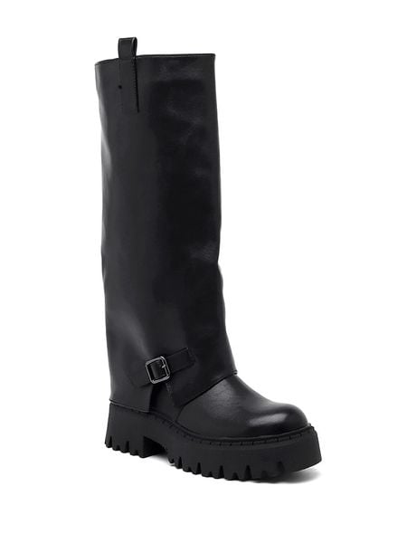 Sixth Sens Kozaki w kolorze czarnym rozmiar: 40. Czarne kozaki Sixth Sens, na zimę, bez wzorów, bez obcasa, bez zapięcia. Za 222,41 zł.