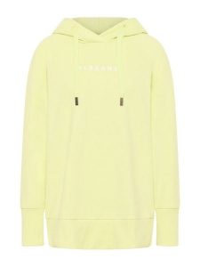 ELBSAND Bluza "Svara" w kolorze limonkowym rozmiar: S. Zielone bluzy ELBSAND, s, bez wzorów, z kapturem. Za 139,02 zł.