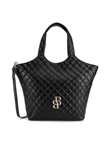 Badura Torebka FELICIE-01 Czarny. Czarne shopper bag Badura, bez wzorów, z tworzywa sztucznego, bez dodatków. Za 249,99 zł.