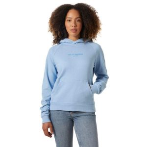 Bluza Damska Helly Hansen Core. Niebieskie bluzy Helly Hansen, bez wzorów, bez kaptura. Za 339,00 zł.