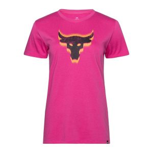 Koszulka treningowa damska Under Armour Project Underground Core T. Czerwone bluzki Under Armour, bez wzorów, bez ramiączek. Za 139,99 zł.