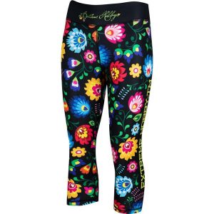 Legginsy sportowe damskie EXTREME HOBBY FOLK 2 3/4. Białe legginsy EXTREME HOBBY, bez wzorów, z elastanu. Za 179,00 zł.