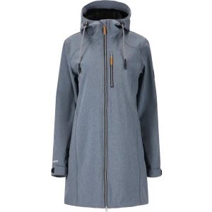 Damska wodoodporna kurtka softshell Whistler Thora. Niebieskie kurtki WHISTLER, bez wzorów, z softshellu, bez kaptura. Za 384,00 zł.