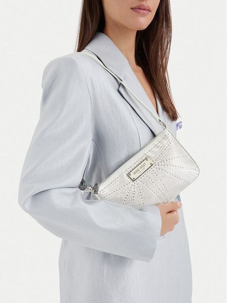 Nine West Torebka CEO-LUXE SERENITY-LA374-4773 Kremowy. Białe torebki klasyczne Nine West, bez wzorów, ze skóry, bez dodatków. Za 169,99 zł.