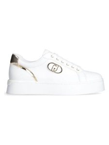 Liu Jo Skórzane sneakersy w kolorze białym rozmiar: 41. Białe trampki Liu Jo, bez wzorów, bez zapięcia. Za 302,35 zł.