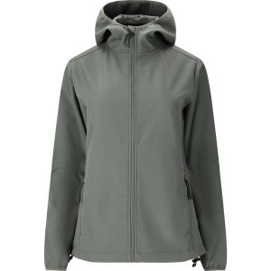 Softshell damski Whistler Luango. Szare kurtki WHISTLER, bez wzorów, z softshellu, bez kaptura. Za 269,99 zł.