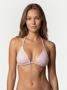 Guess Góra od bikini E6GJ07 KBMV0 Różowy jasny. Czerwone bikini Guess, z aplikacjami, z syntetyku. Za 284,99 zł.