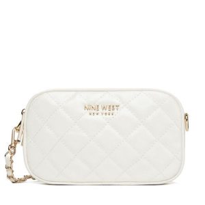 Torebka Nine West. Białe torebki wieczorowe Nine West, bez wzorów, bez dodatków. Za 149,99 zł.