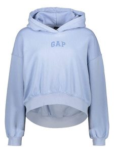 GAP Bluza w kolorze błękitnym rozmiar: XL. Niebieskie bluzy GAP, xl, bez wzorów, z kapturem. Za 189,95 zł.