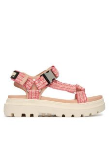 Palladium Sandały Pallacruisestrapwo 94708-619-M Różowy. Czerwone sandały Palladium, bez wzorów, z materiału, bez obcasa, na płaskiej podeszwie, bez zapięcia. Za 399,99 zł.