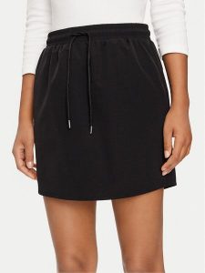 Noisy May Spódnica mini Kirby 27029373 Czarny Regular Fit. Czarne spódnice Noisy may, xs, bez wzorów, z syntetyku, mini. Za 139,99 zł.