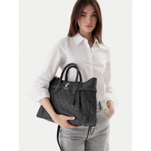 Torebka Guess. Szare torebki klasyczne Guess, z aplikacjami, bez dodatków. Za 659,99 zł.