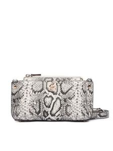 Guess Torebka Bianca Mini HWKG99 07720 Szary. Szare torebki klasyczne Guess, z aplikacjami, ze skóry, bez dodatków. Za 549,99 zł.