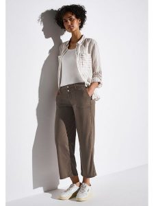 Street One Dżinsy - Comfort fit - w kolorze szarobrązowym rozmiar: W29/L26. Brązowe jeansy Street One, bez wzorów. Za 188,85 zł.