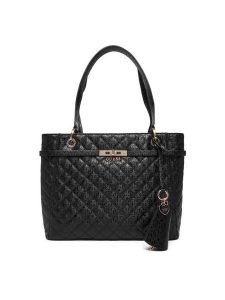 Guess Torebka Idra HWGG81 57250 Czarny. Czarne torebki klasyczne Guess, z aplikacjami, ze skóry, bez dodatków. Za 369,99 zł.