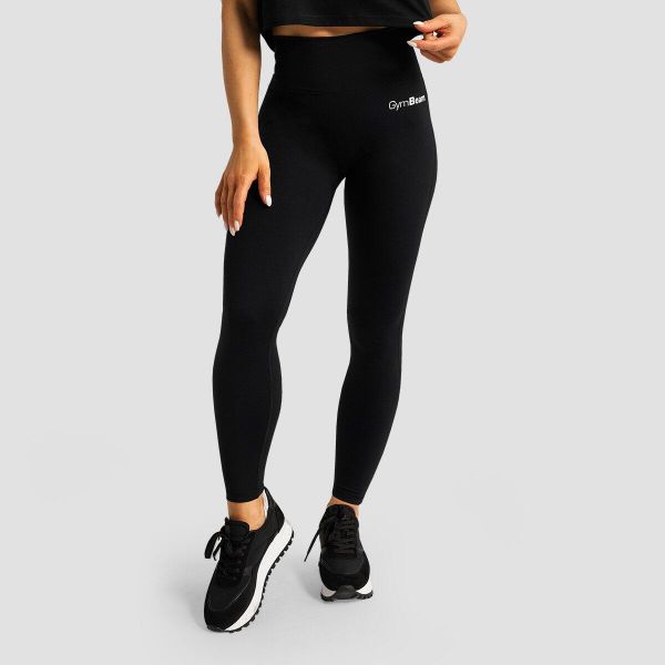 Legginsy GymBeam Limitless 76165. Czarne legginsy GYMBEAM, bez wzorów. Za 129,99 zł.