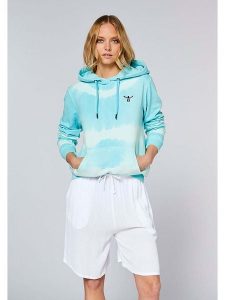 Chiemsee Bluza w kolorze błękitnym rozmiar: M. Niebieskie bluzy Chiemsee, m, bez wzorów, z bawełny, z kapturem. Za 186,95 zł.