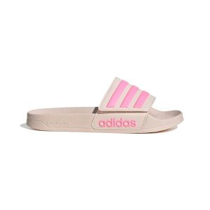 Klapki damskie adidas ADILETTE SHOWER VELCRO 44.5. Czerwone klapki ADIDAS, bez wzorów, z materiału, bez obcasa. Za 119,00 zł.